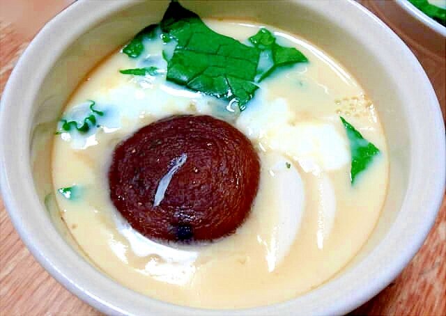 椎茸からもお出しの出る簡単茶碗蒸し レシピ・作り方 by デラみーやん