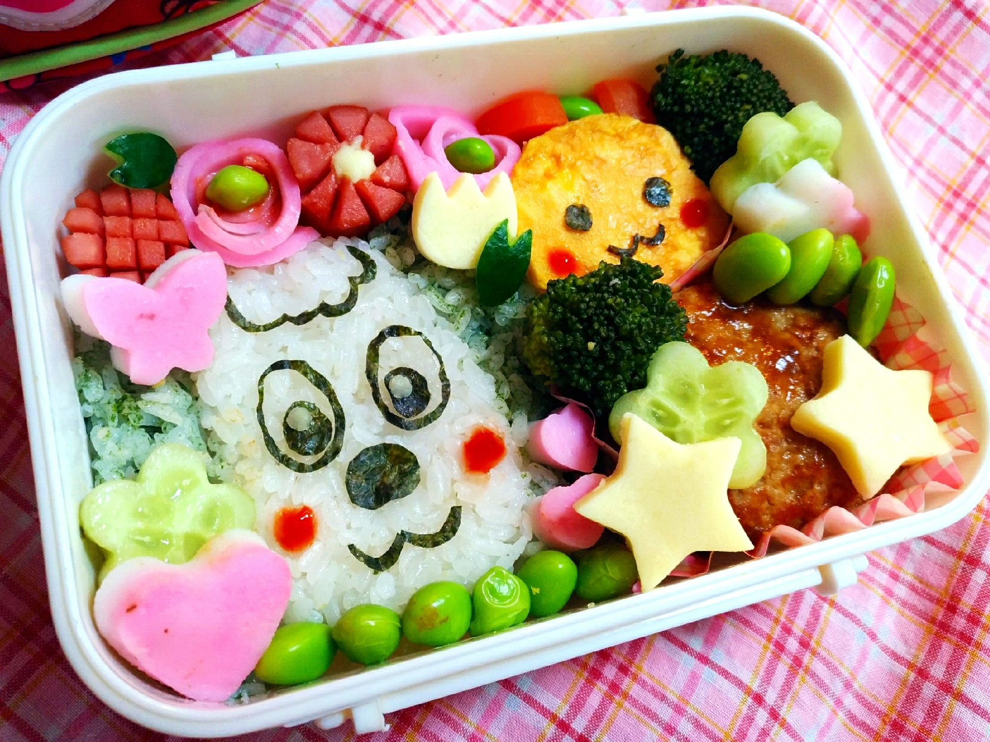 キャラ弁♪いないいないばあっ！☆ワンワン弁当