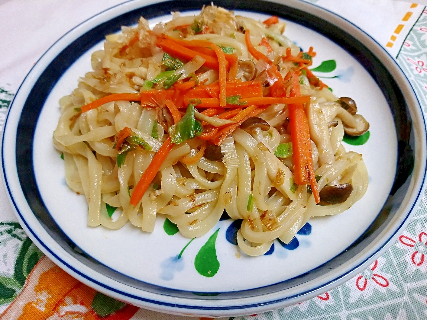 全部冷凍保存から～焼うどん