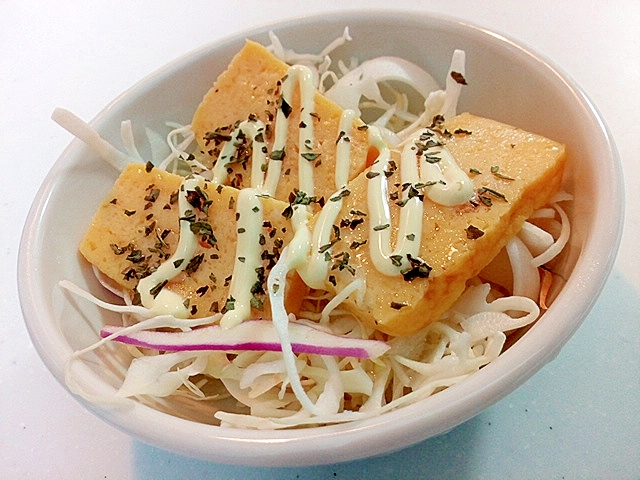 千切り野菜と玉子焼きの爽やかサラダ