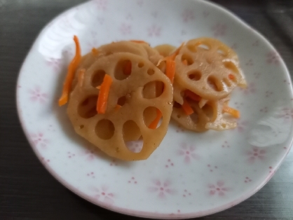 サクサク食感の蓮根きんぴら