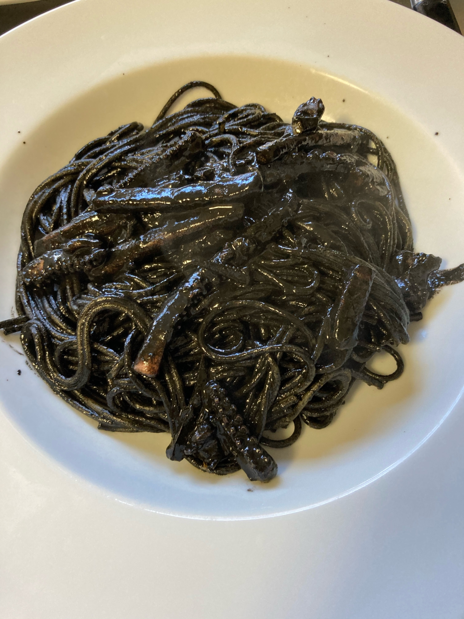 うちの麺 干しスルメイカを使ったイカ墨スパゲティ レシピ 作り方 By おいしんぼ 楽天レシピ うちの麺 干しスルメイカを使ったイカ墨スパゲティ レシピ 作り方 By おいしんぼ 楽天レシピ