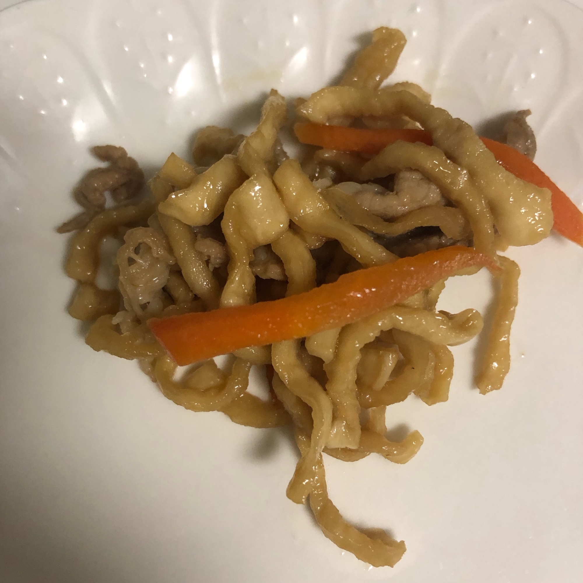 切り干し大根の炒め物