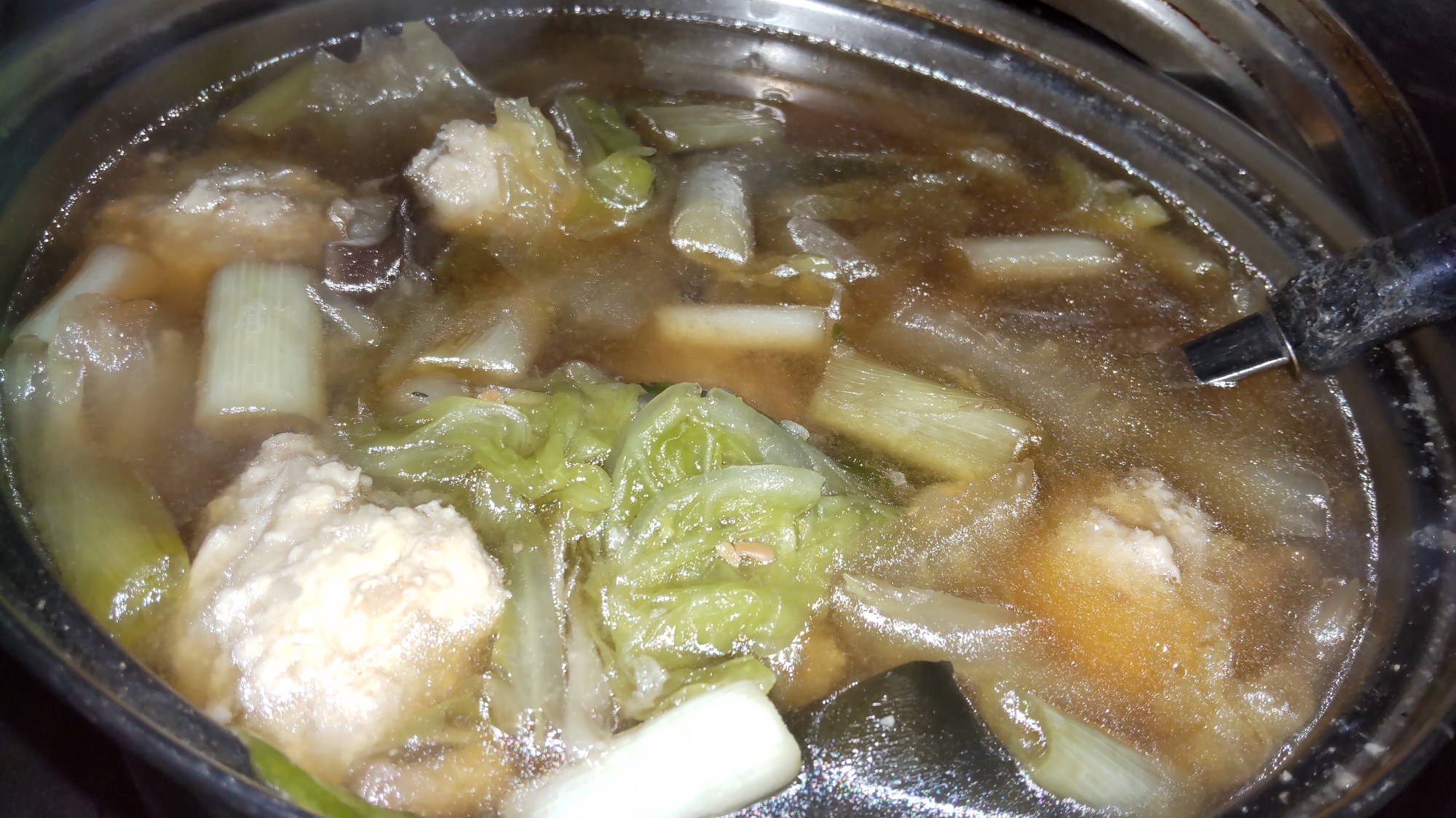 鶏肉団子の鍋