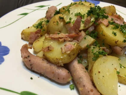 流石、ドイツ人直伝レシピ。
シンプルで美味しかったです。