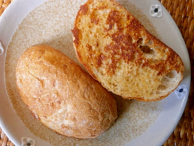 丸パンで！フレンチトースト