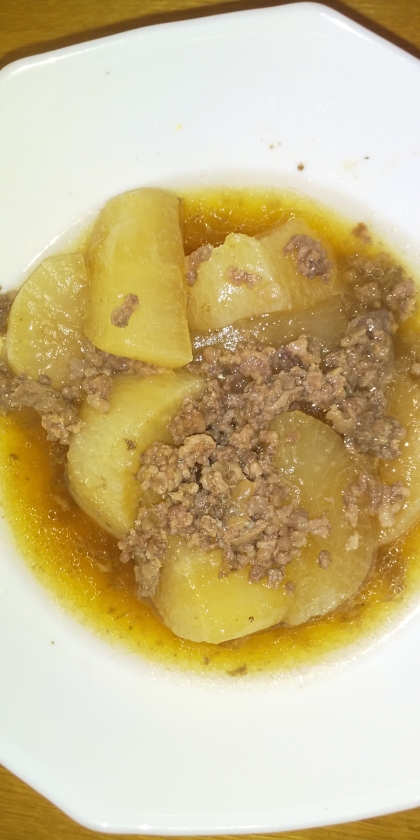 ゴハンがすすむ～☆大根のひき肉あんかけ