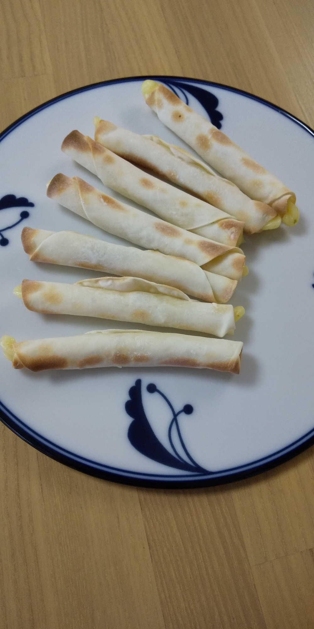 トースターで焼く☆くるくる餃子の皮deもう一品