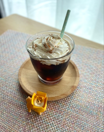 シナモン香るコーヒーホイップのせコーヒー