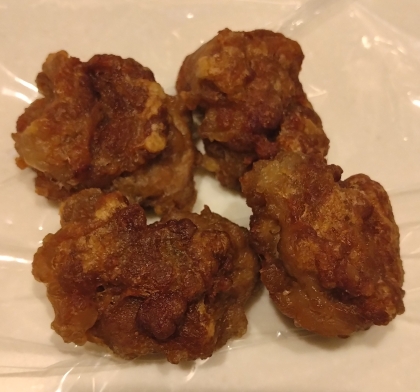 マヨ醤油の豚こま唐揚げ