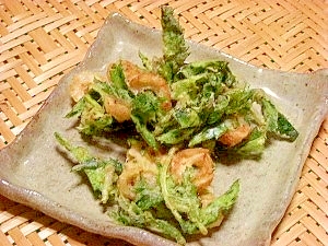 紅花若菜の紅花かき揚げ レシピ 作り方 By ブルーボリジ 楽天レシピ