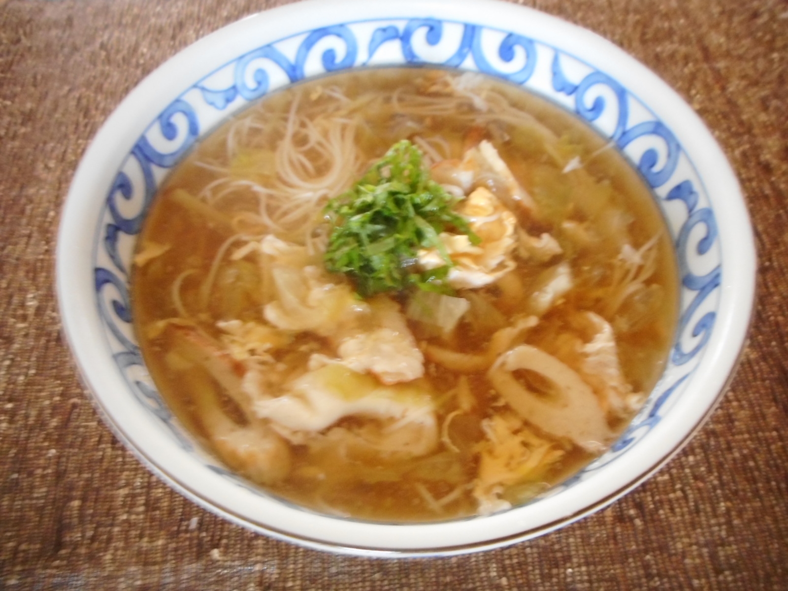 チクワとレタスの煮麺