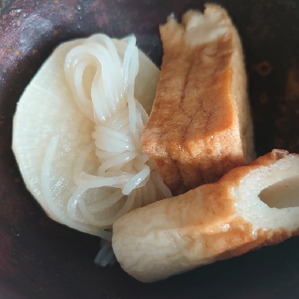 hamupi-ti-zuさ〜ん♪
めんつゆと白だしで簡単おでん♡
寒いのでおでんが1番良いビールのアテ❣
晩酌が楽しみです♬
簡単美味しいレシピ感謝です☘️