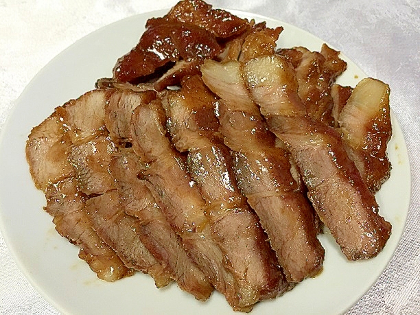 とんかつ用のお肉で簡単煮豚