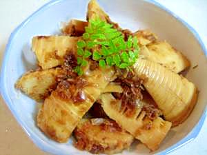 シンプルに、たけのこの土佐煮
