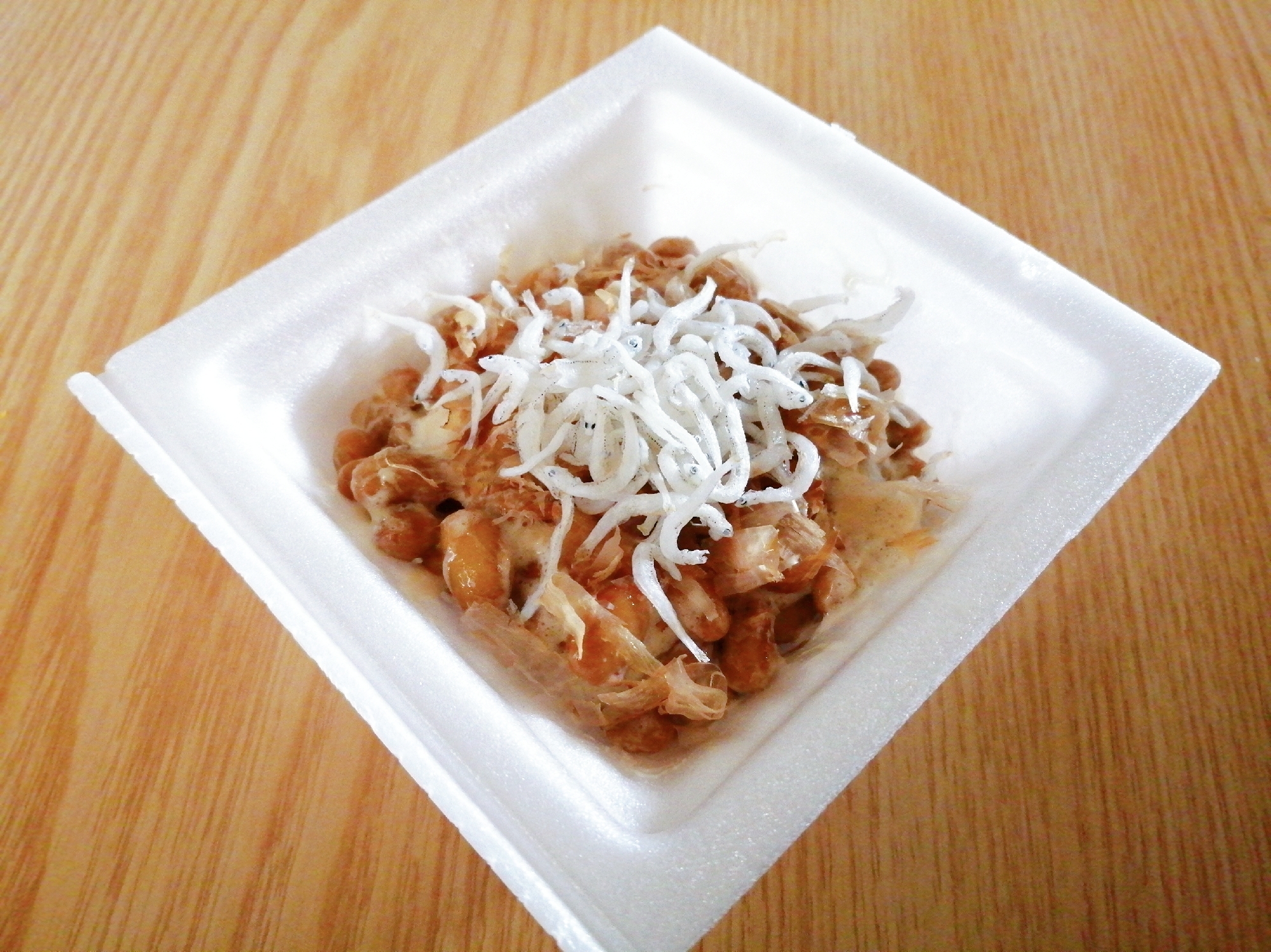しらすとおかかの納豆