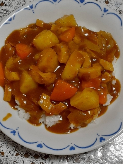 竹輪入りカレーライス