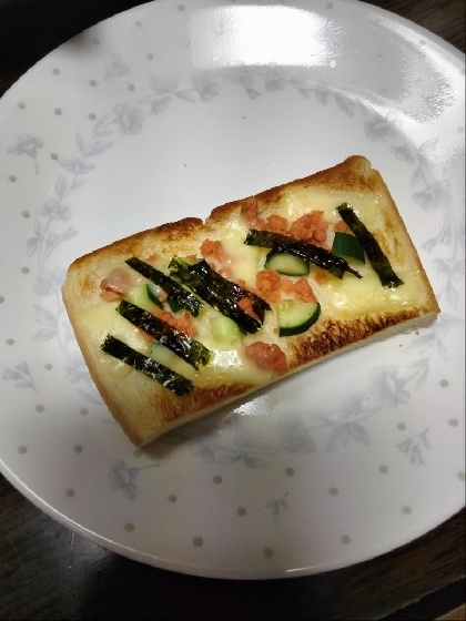 海苔ピザトーストその3