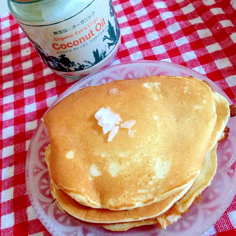 ココナッツオイルのパンケーキ レシピ 作り方 By Thank You Good Bye 楽天レシピ