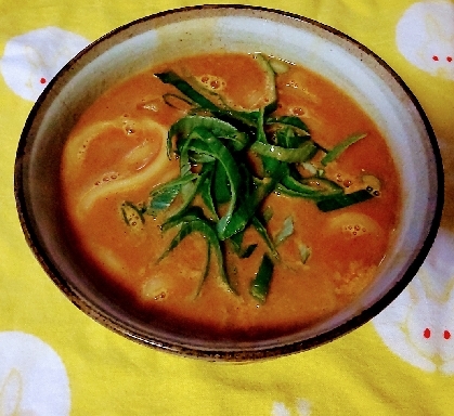 カレー粉で作る☆鶏肉入り和風カレーうどん