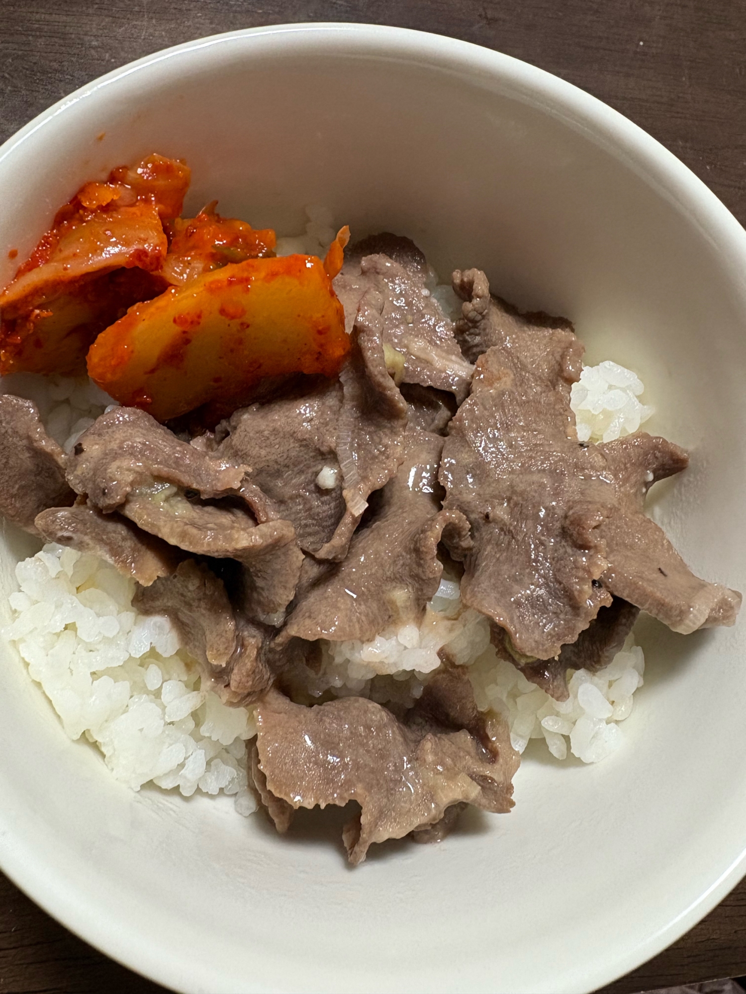 キムチ牛タン丼