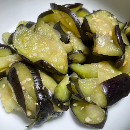 さっぱり茄子のわさび浅漬け