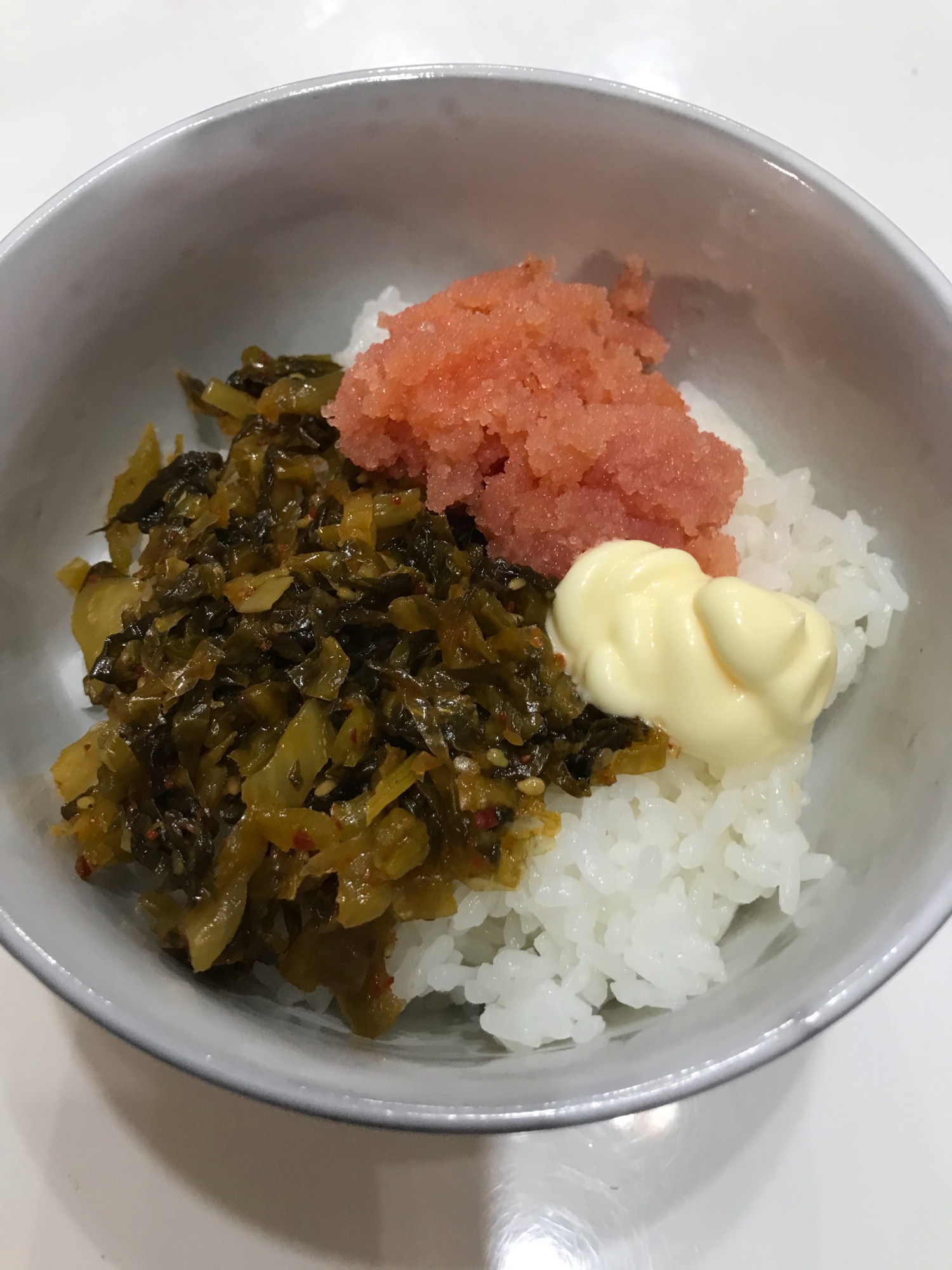 明太高菜丼