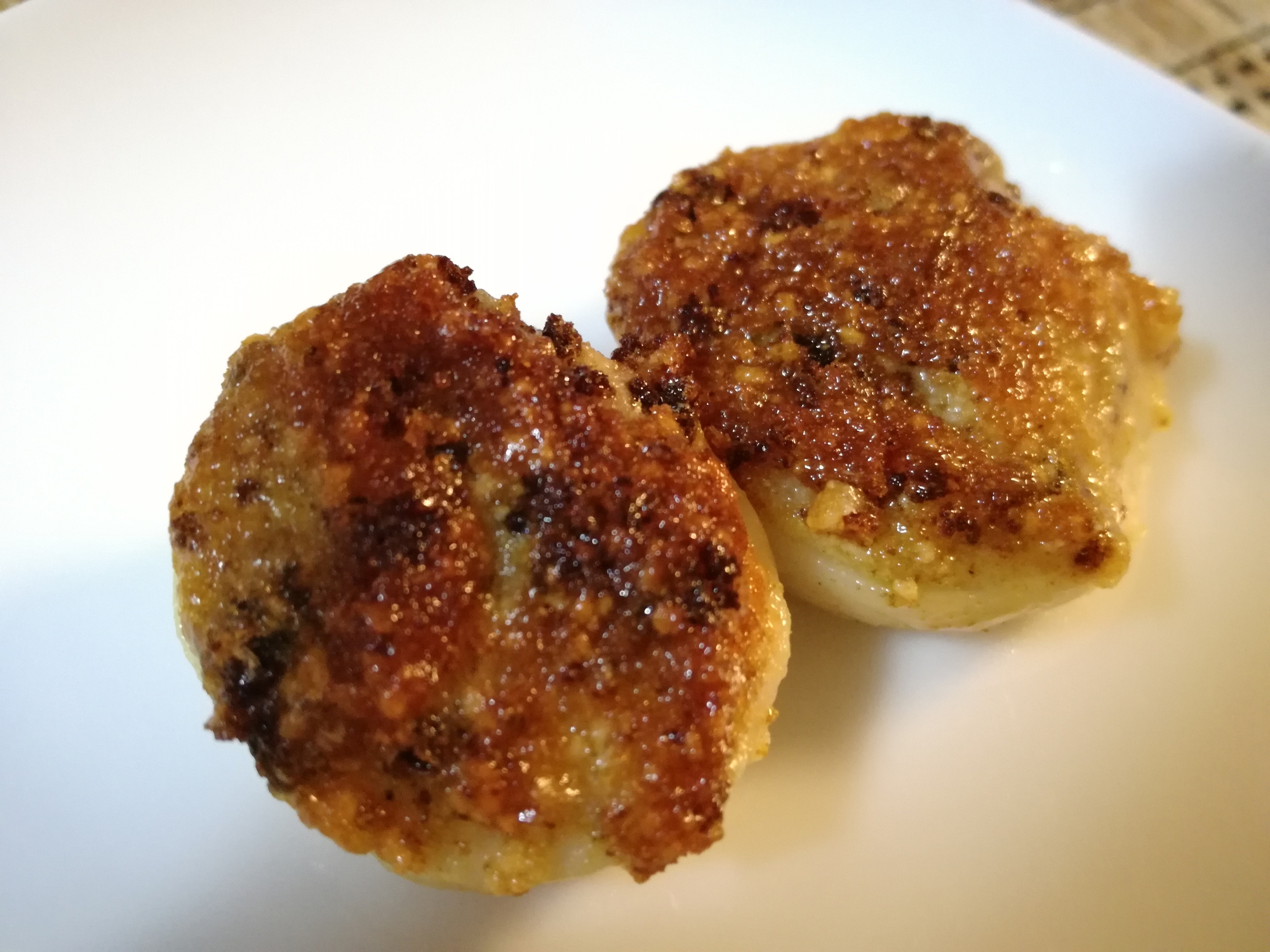 トースターで♪里芋のマヨカレー焼き