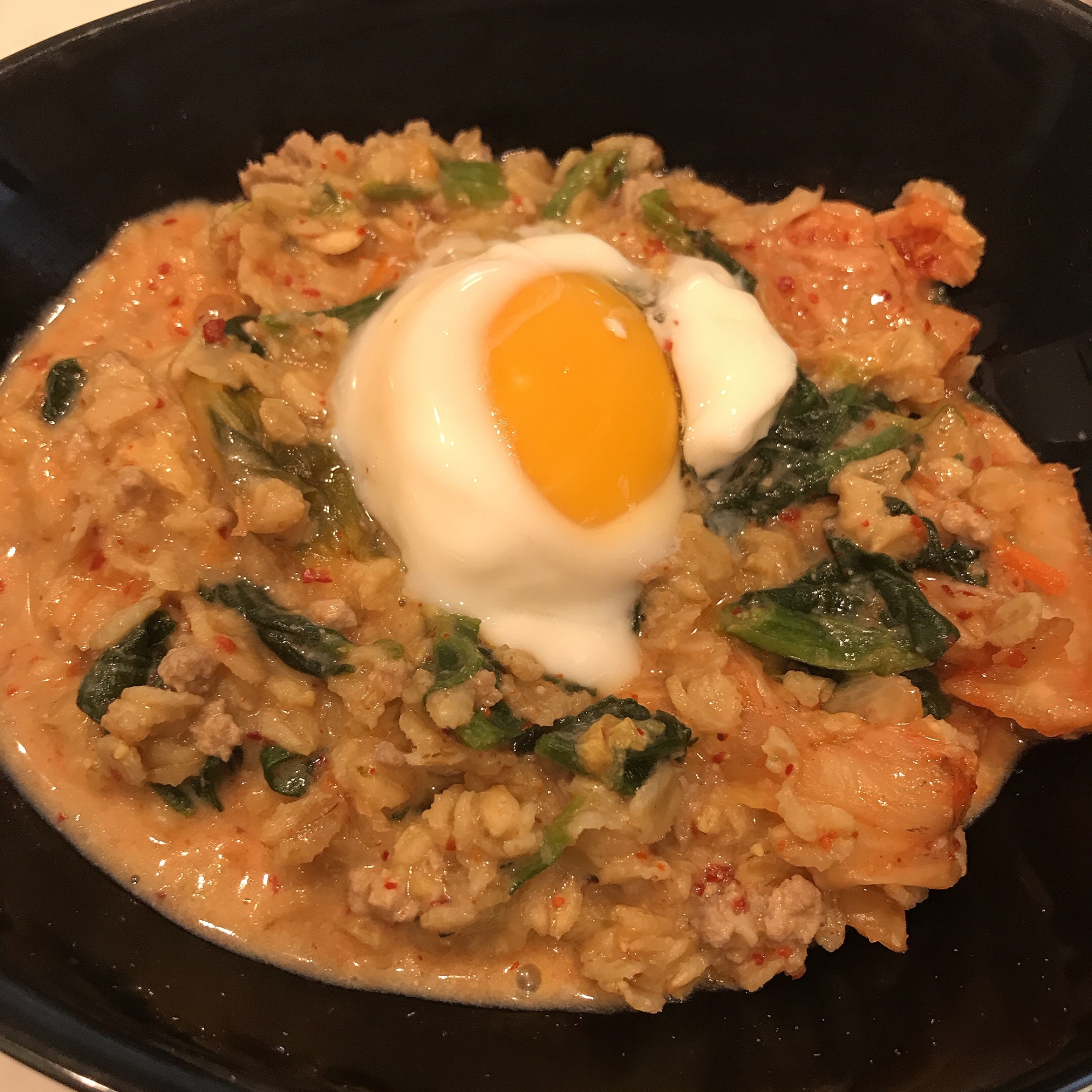 【ダイエット】オートミールでキムチリゾット