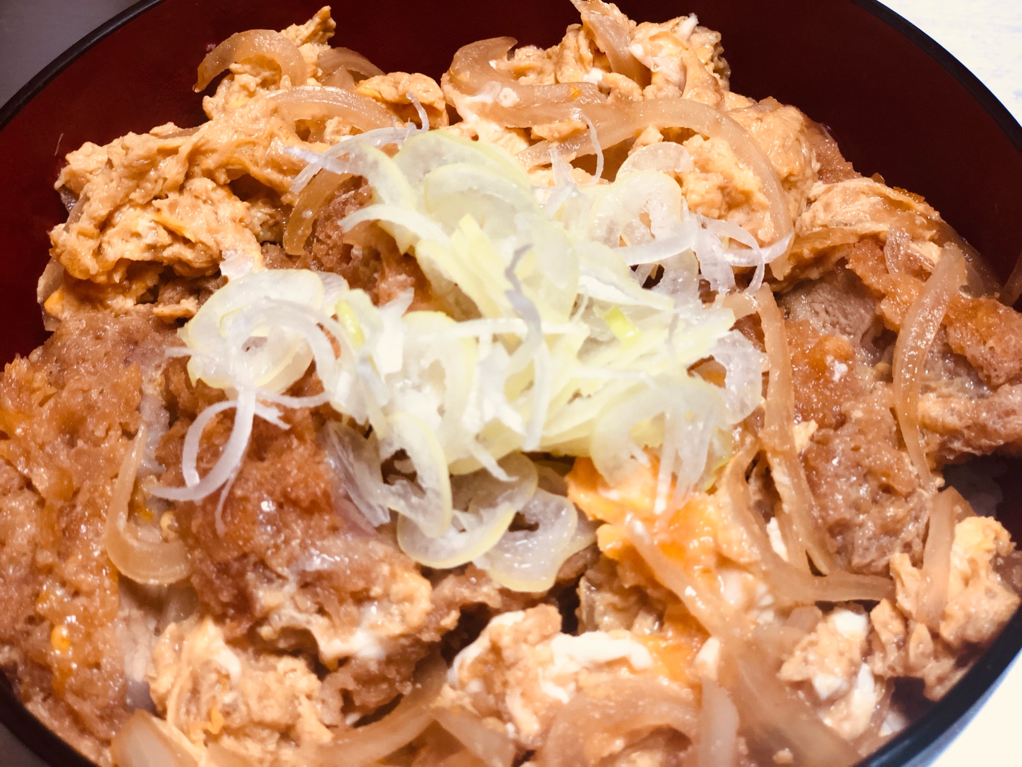 市販のトンカツで簡単カツ丼！！