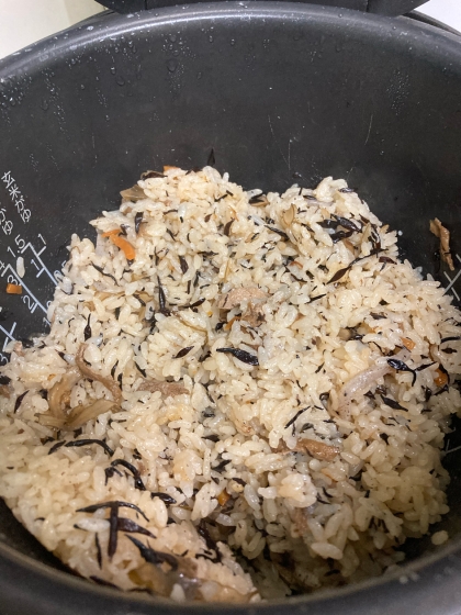 簡単！ひじきご飯