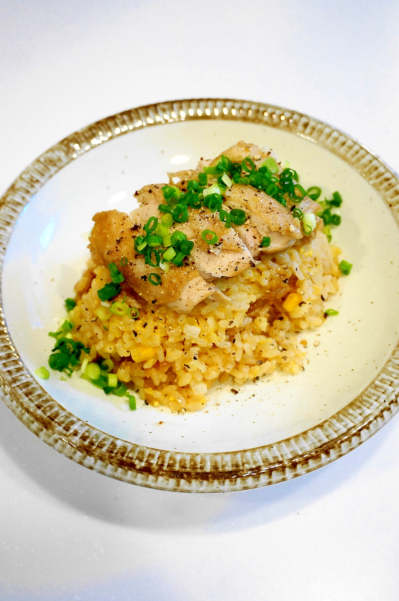 炊飯器に任せっぱなし 炊き込みチキンチャーハン レシピ 作り方 By Oppeke22 楽天レシピ