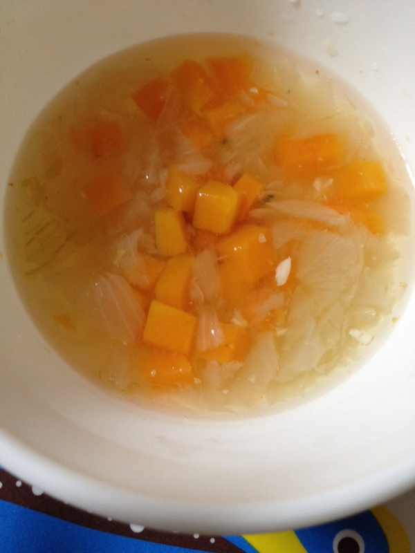 離乳食 人参と玉ねぎのコンソメスープ レシピ 作り方 By かなぶん 楽天レシピ