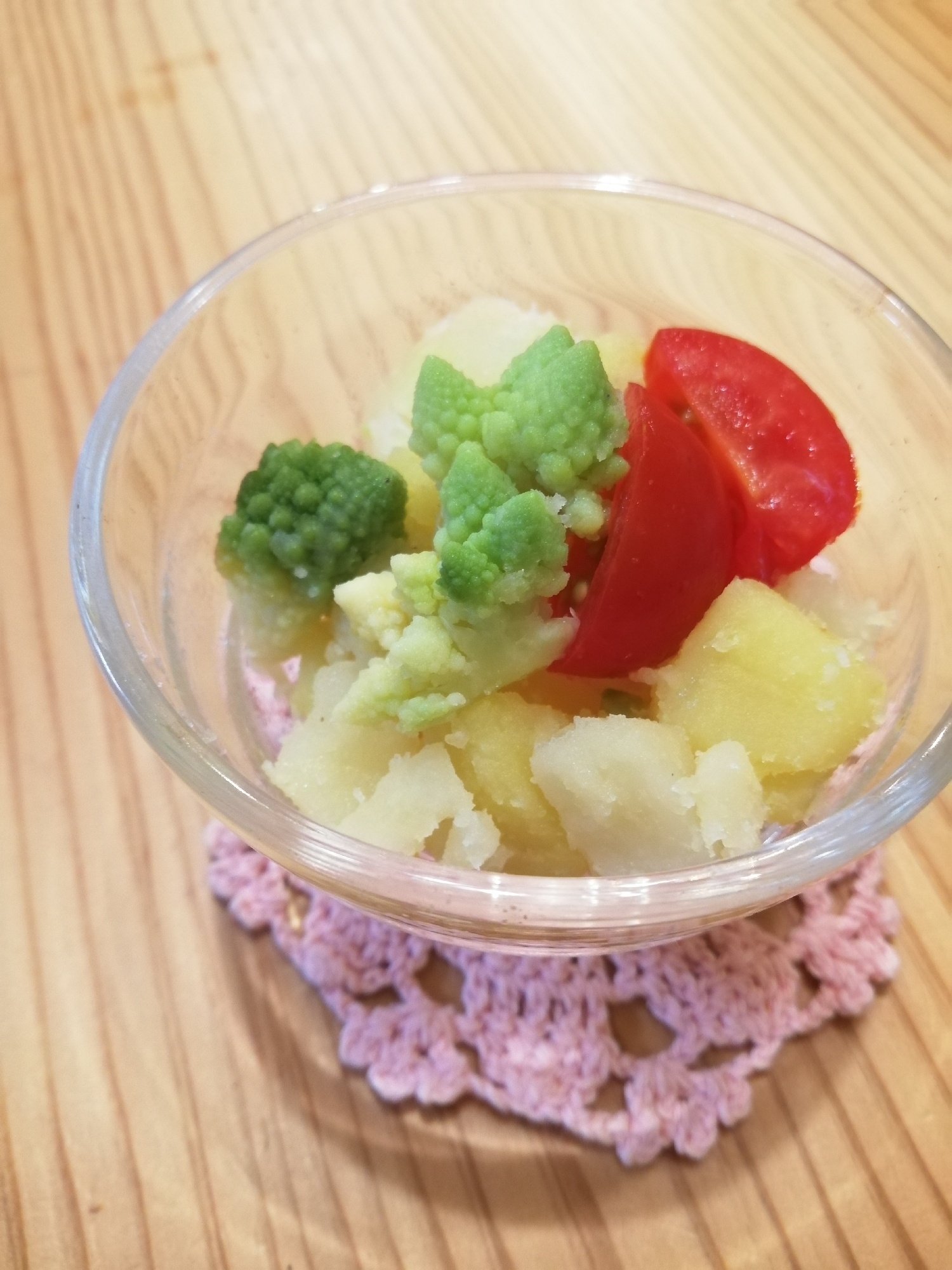 クリスマスカラー☆2種のお芋の温サラダ
