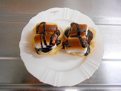 マシュマロチョコバナナ スコーン レシピ 作り方 By Tiara M 楽天レシピ