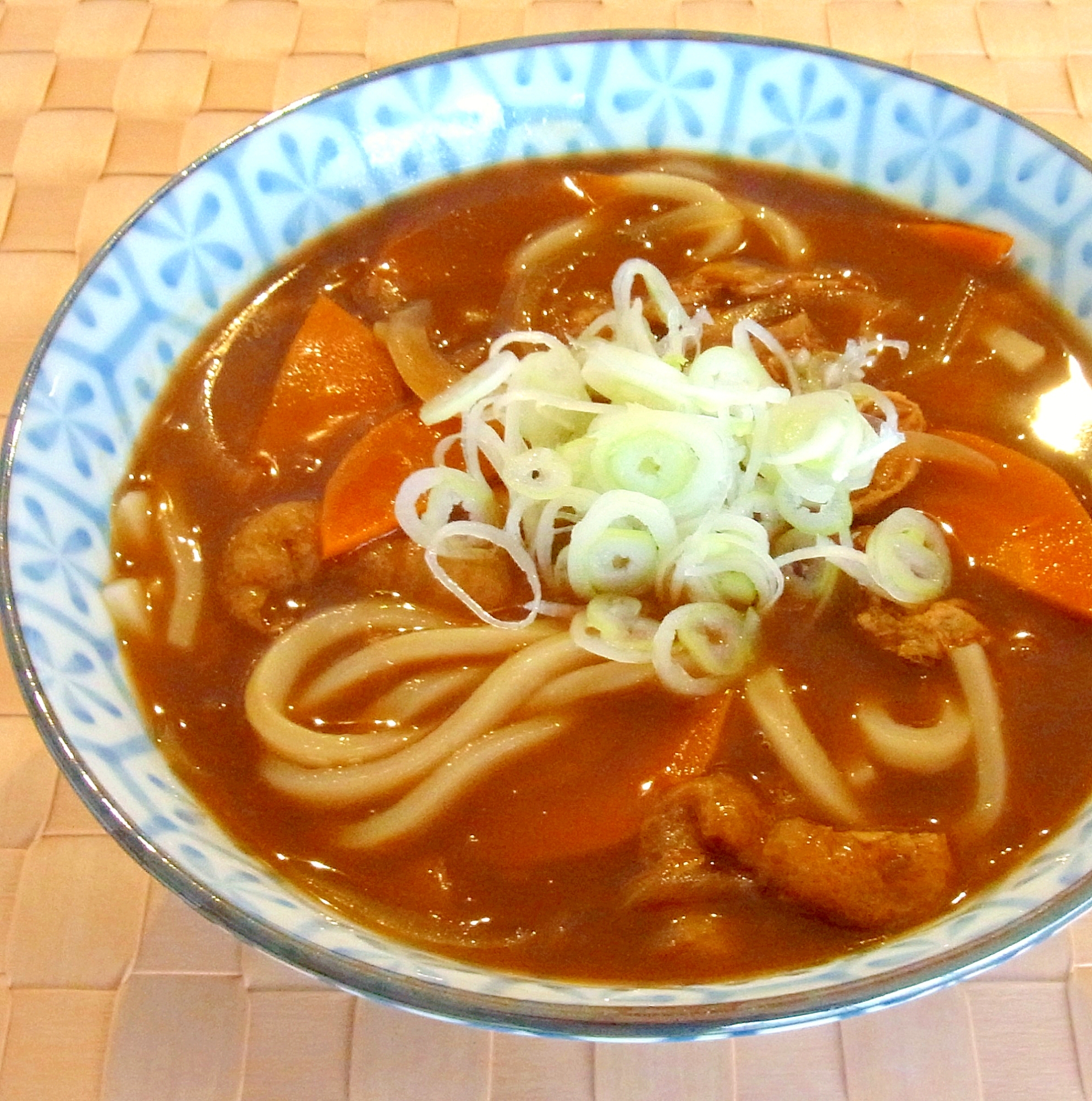 カレールーとめんつゆで簡単カレーうどん