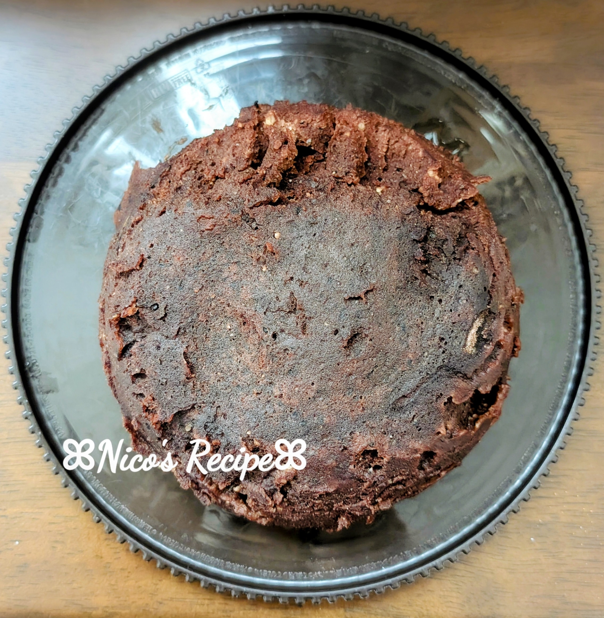 ガトーショコラ風豆腐米粉蒸しパン