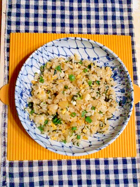 数の子とワカメのチャーハン♪