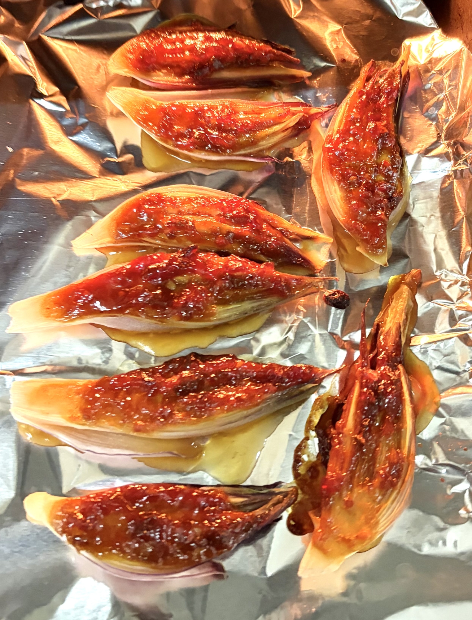 茗荷の甘味噌焼き