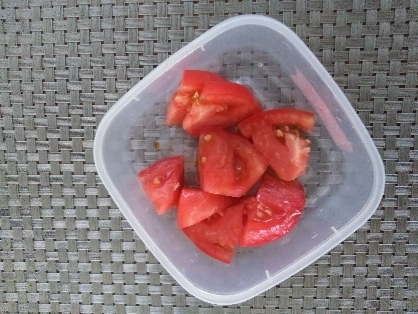 こんにちは～♪
美味しい味つけの
トマトご馳走さまでした(*^^*)