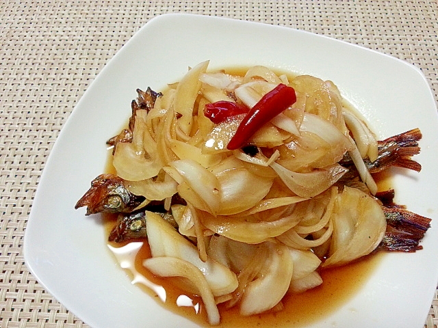 ポン酢で簡単に♪焼きししゃもの南蛮漬け風✿