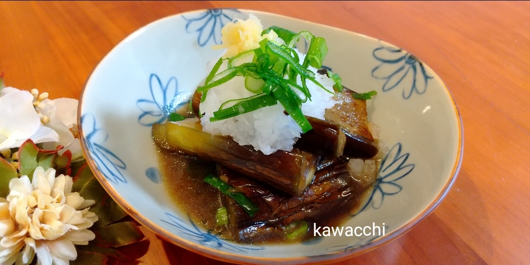 なすの煮浸し♡めんつゆ