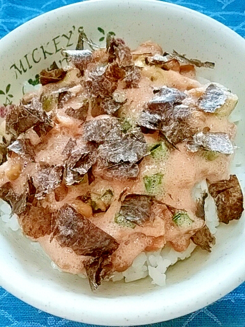納豆の食べ方 たらこ はりはり漬け レシピ 作り方 By Nyan260 楽天レシピ