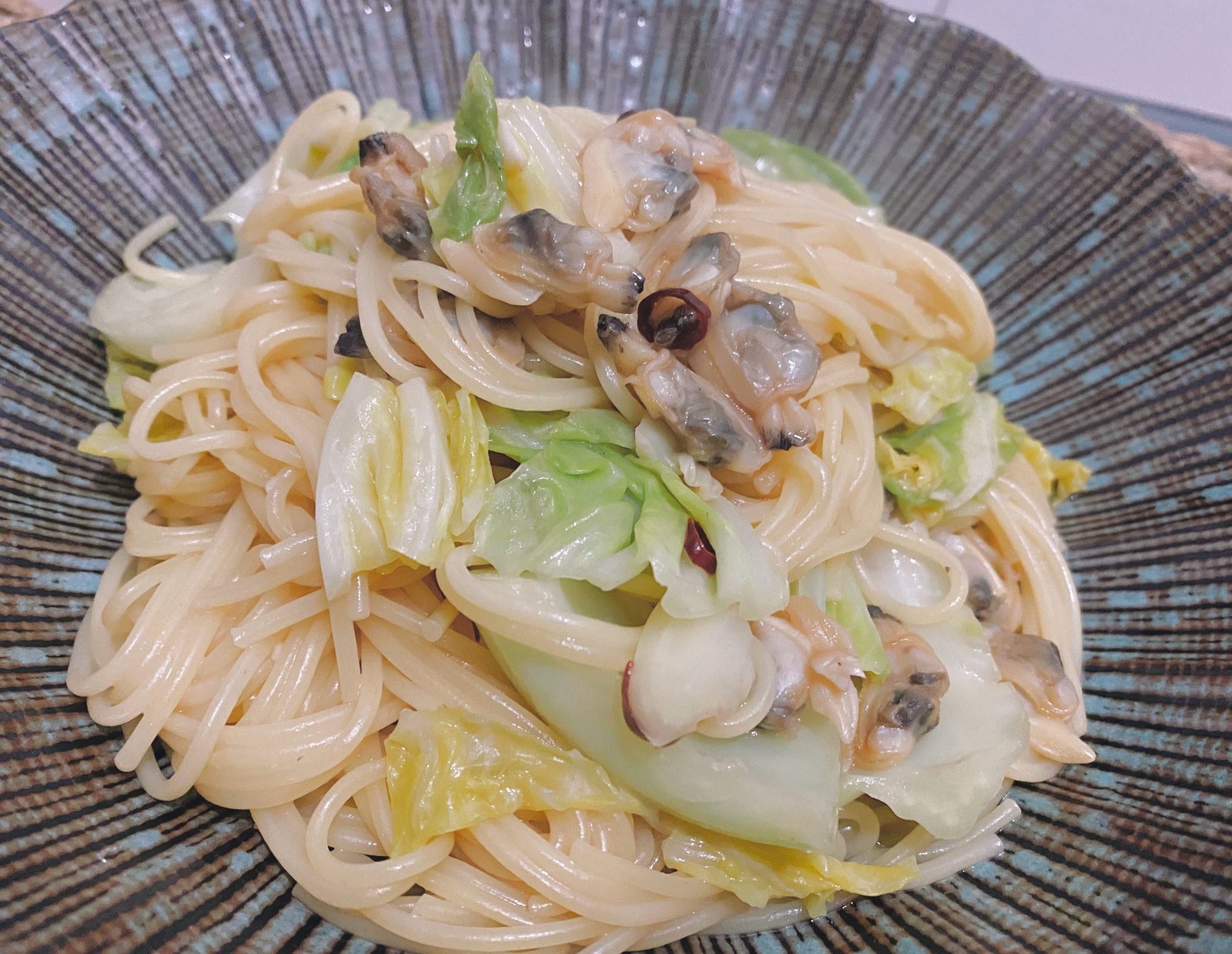 ꕥ春キャベツとあさりのパスタꕥ