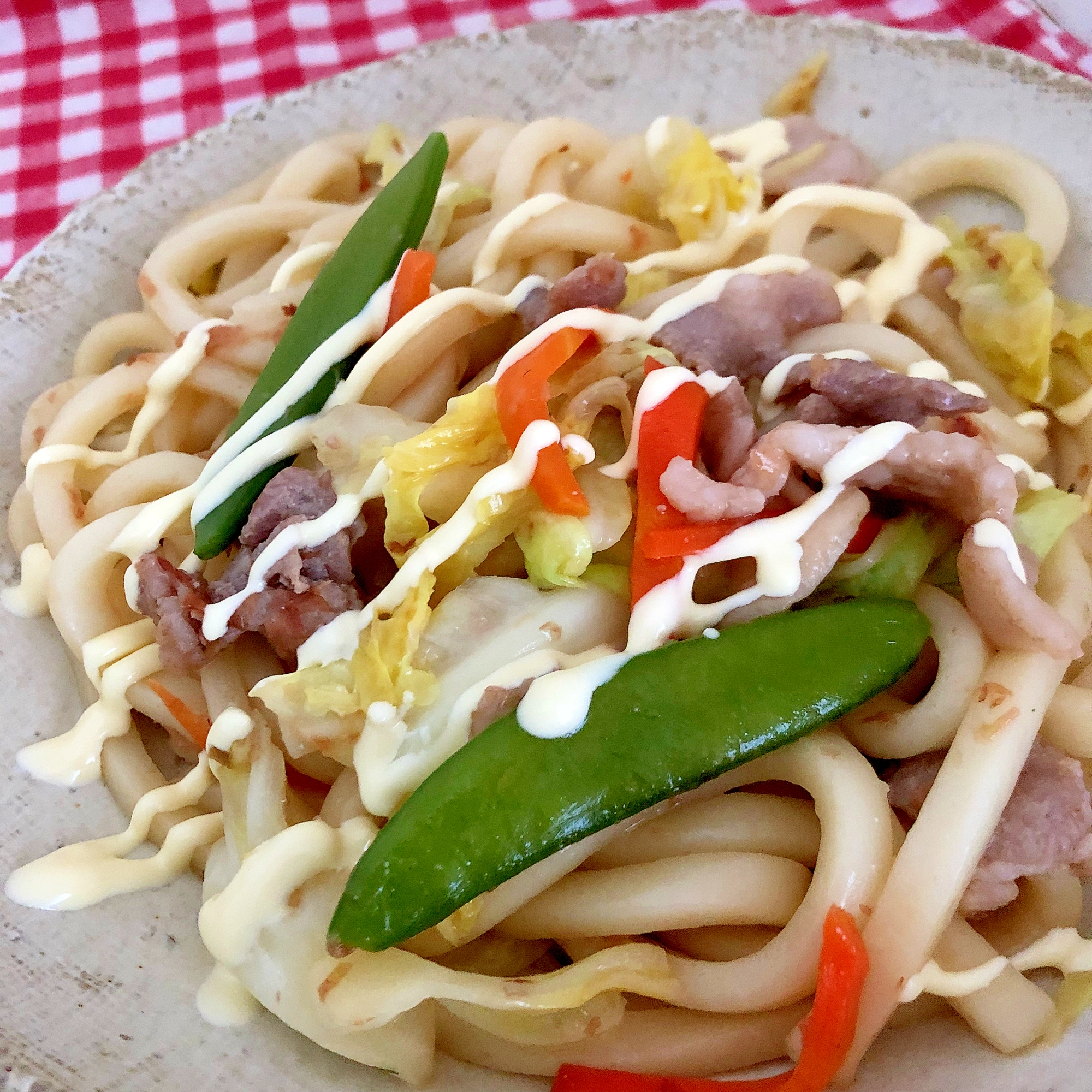 いろいろ野菜の焼うどん★