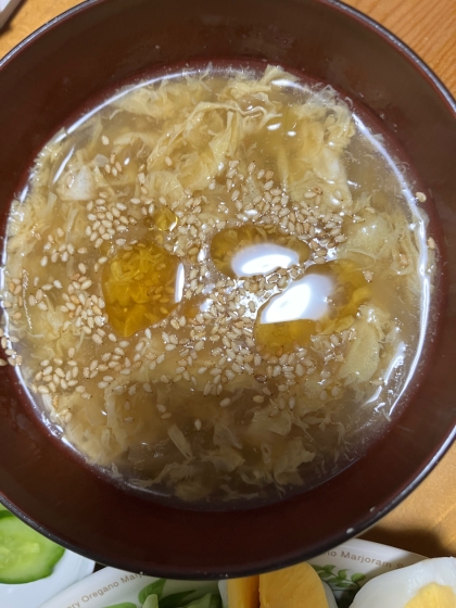 中華風☆たまごスープ