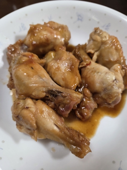 手羽元の簡単照りうま焼き☆至高の手羽照り焼き☆