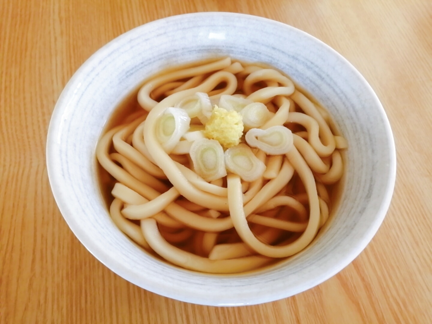 ぽかぽか☆生姜とねぎの温うどん