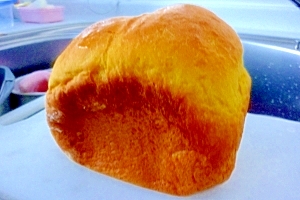 ☆かぼちゃ増量♪　卵入り栄養満点かぼちゃ食パン☆