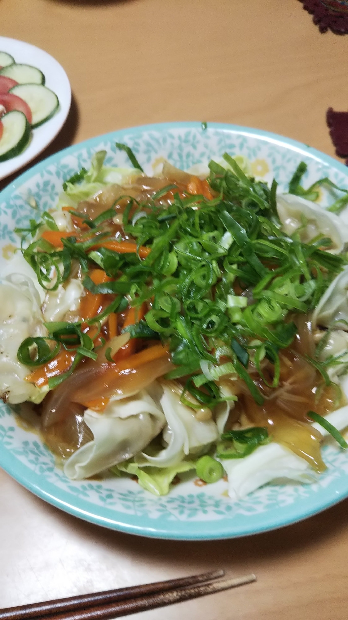 餃子の甘酢あんかけ